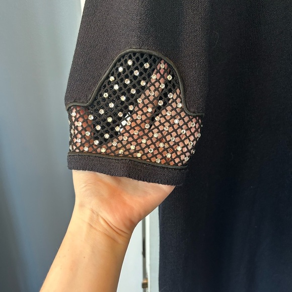 Rare Vintage NWT Adolfo at Saks Fifth Avenue Sweater Dress. - Picture 6 of 6